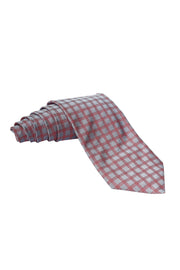 Zilli Triple Windowpane Silk Tie