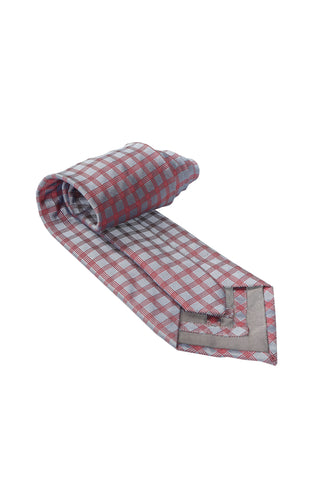 Zilli Triple Windowpane Silk Tie