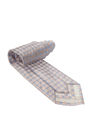 Zilli Triple Windowpane Silk Tie