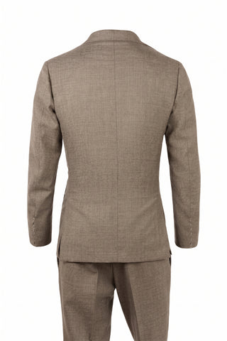 Sartorio Virgin Wool Marled Suit — AI studio photo