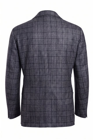 Sartorio Checked Wool-Silk-Cashmere Sport Jacket — AI studio photo