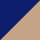 Dark Blue/ Light Brown