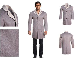 Gray PARANA1 on model with fabric details