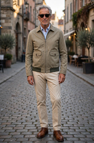 Kired by Kiton Solid Cotton Jacket