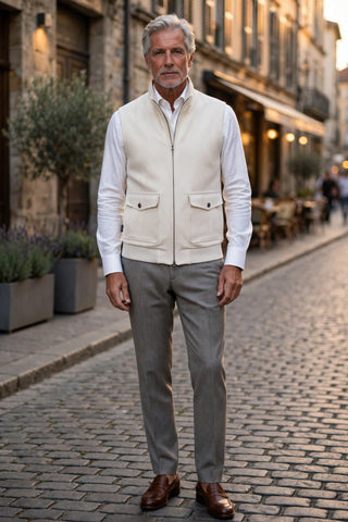 Kired by Kiton Linen-Cotton Vest