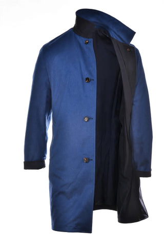 Kired by Kiton Peak Cashmere Reversible Raincoat