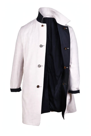 Kired by Kiton Peak Cashmere Reversible Raincoat