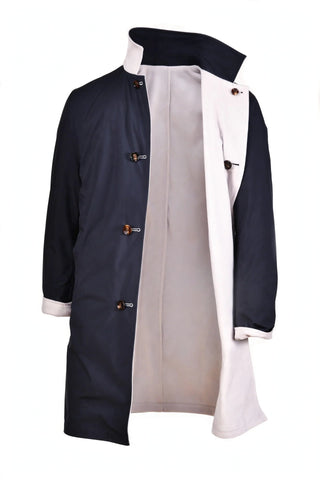 Kired by Kiton Peak Cashmere Reversible Raincoat