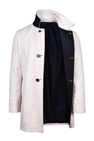 Kired by Kiton Peak Cashmere Reversible Raincoat