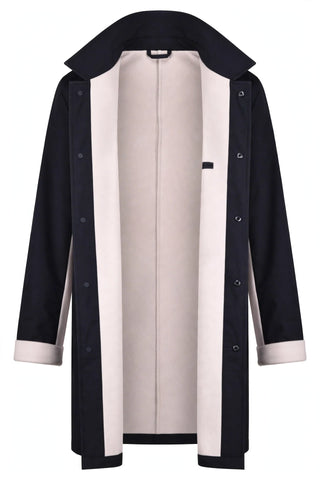 Kired by Kiton Peak Cashmere Reversible Raincoat