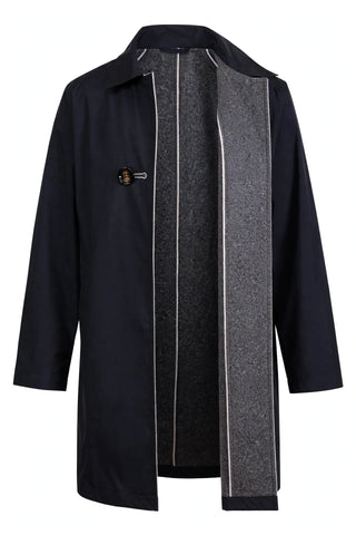 Kired by Kiton Peak Cashmere Reversible Raincoat