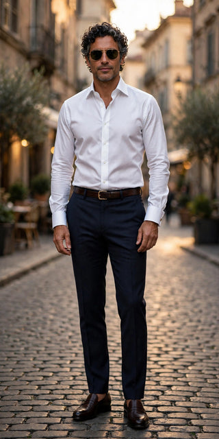 Kiton White Dress Shirt