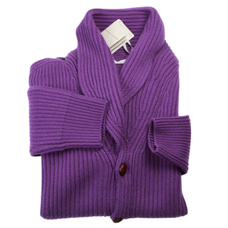 Manrico Purple Cashmere Purple Sweater