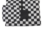 Manrico Cashmere Black and White Checkered Sweater