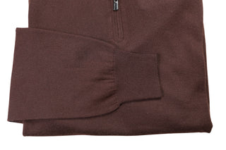 Manrico Coffee-Bean Zip-up Cashmere Sweater