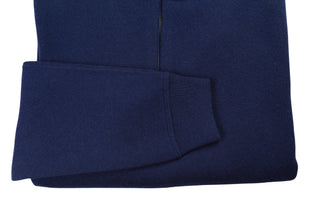 Manrico Medieval-Blue Cashmere Zip-up Sweater