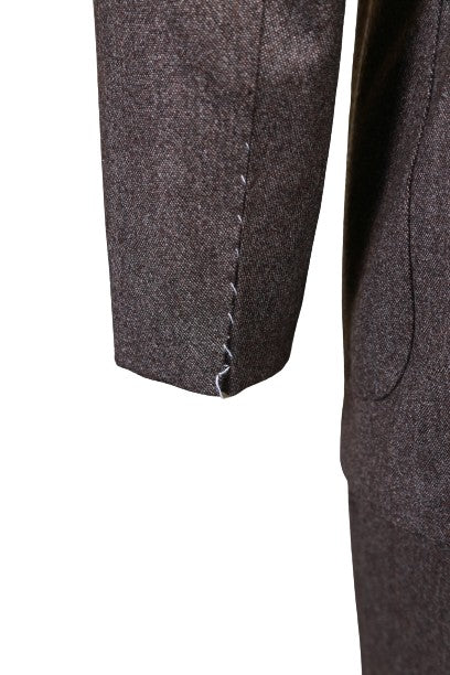 Kiton Brown Solid Cashmere Suit