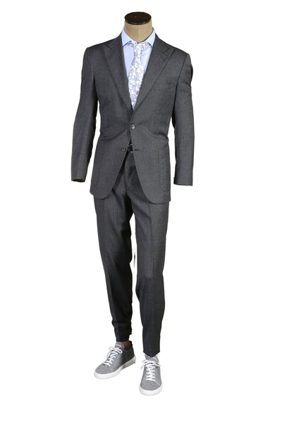 Brioni Striped Dark Grey Suit