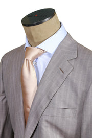 Brioni Striped Light Grey Suit