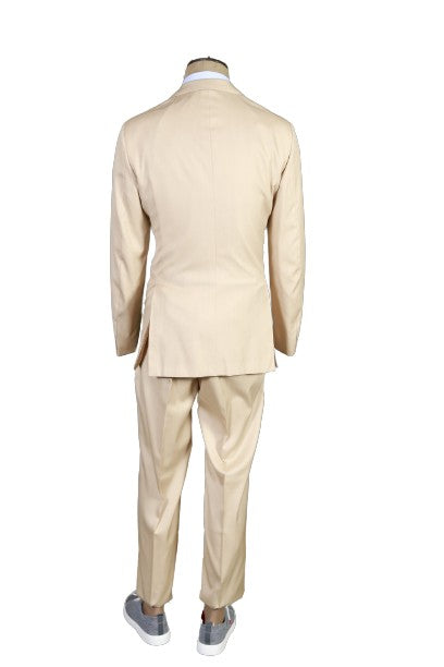 Kiton Cream Solid Suit