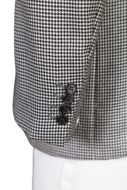 Brioni Light-Grey Houndstooth Cashmere Sport Jacket