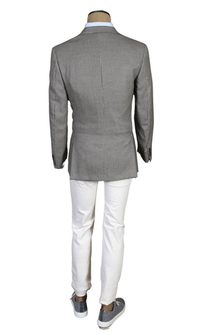 Brioni Grey Houndstooth Cashmere Sport Jacket