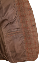 Brioni Brown Checked Wool Sport Jacket