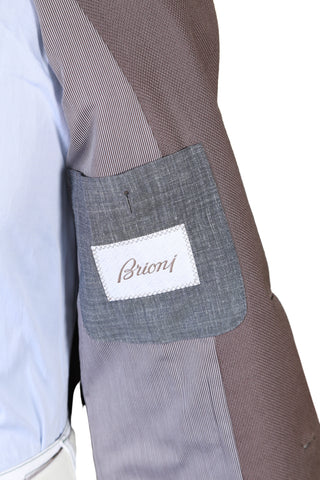 Brioni Birdseye Mauve Mohair Sport Jacket