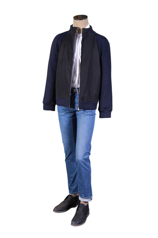 Manrico Black/Blue Cashmere Jacket