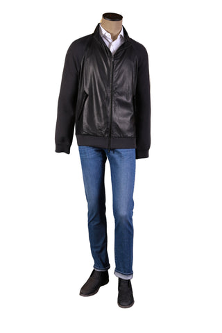 Manrico Black Solid Cashmere Jacket