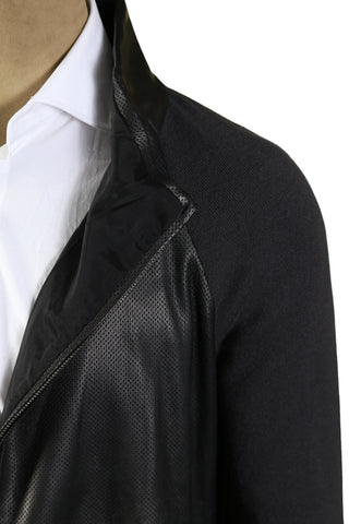 Manrico Black Solid Cashmere Jacket