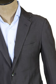 Kiton Grey Solid Cotton Sport Jacket