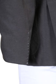 Kiton Grey Solid Cotton Sport Jacket