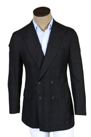 Brioni Charcoal Grey Double-Breasted Cashmere Sport Jacket