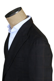 Brioni Charcoal Grey Double-Breasted Jacket