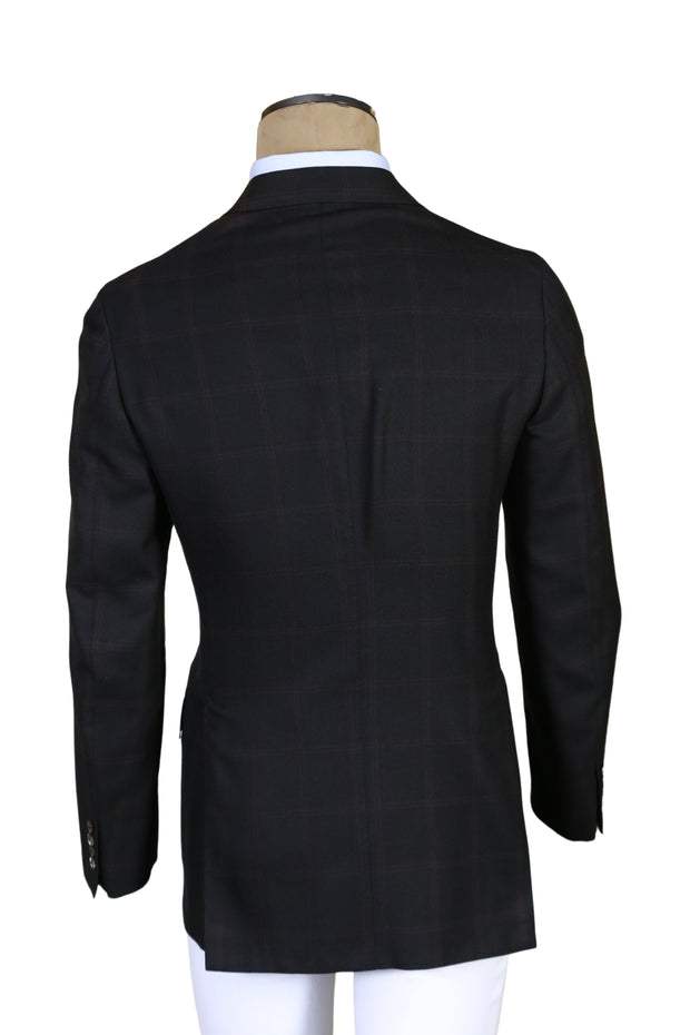 Brioni Charcoal Grey Double-Breasted Jacket
