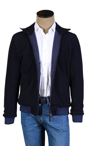 Kired By Kiton Navy-Blue Jacket