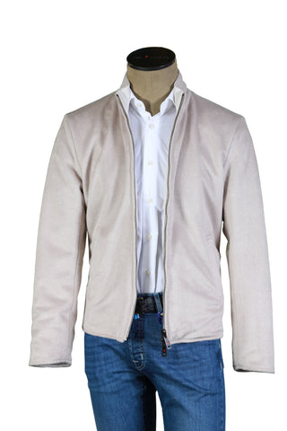 Kired by Kiton Blush Pink/Ivory Reversible Jacket