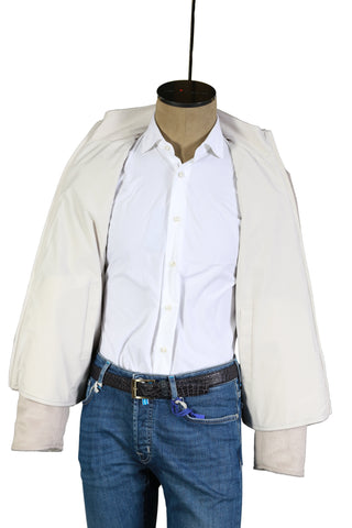 Kired by Kiton Blush Pink/ Ivory Reversible Jacket