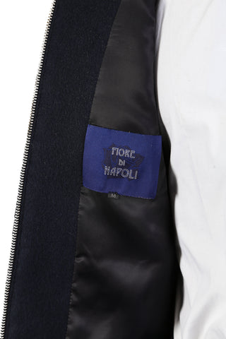 Fiore Di Napoli Midnight-Blue Alpaca-Wool Vest