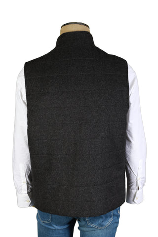 Fiore Di Napoli Solid Midnight-Grey Vest