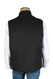 Fiore Di Napoli Solid Charcoal Grey Vest