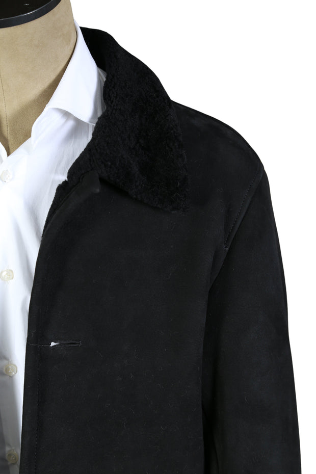 HETTABRETZ Shearling Fur Coat Jacket