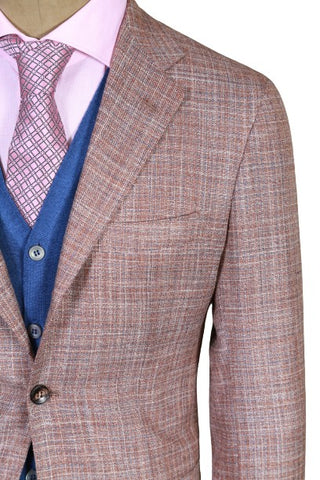 Kiton Dusty Rose Solid Sport Jacket