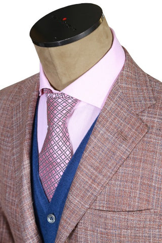 Kiton Dusty Rose Solid Sport Jacket