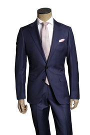 Carlo Barbera Super 140s Dark-Blue Wool Suit
