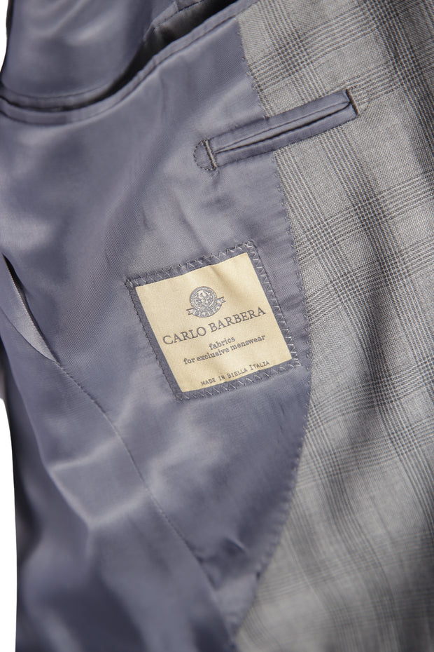 Carlo Barbera 14 Micron Super 170s Grey Wool Suit