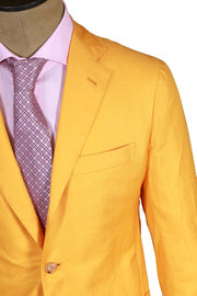 Kiton Yellow Birdseye Sport Jacket