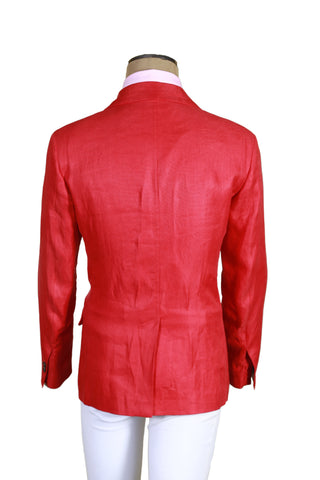 Brioni Double Breasted Linen Sport Jacket