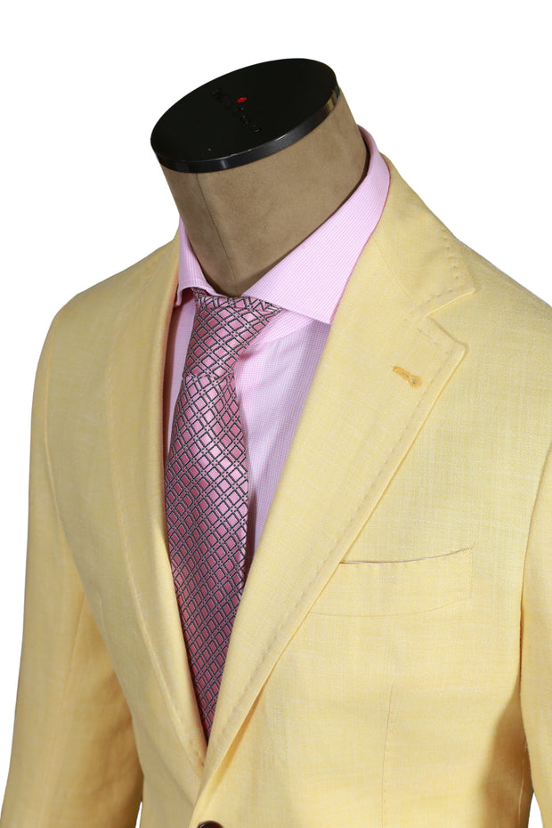 Sartorio Yellow Solid Sport Jacket